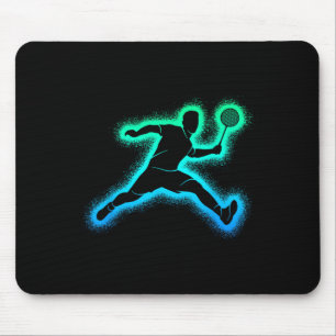Tapis De Souris Joueur Badminton Navette Hommes Garçons Badminton