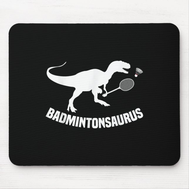 Tapis De Souris Joueur de badminton Équipe de navette Entraîneur d (Devant)