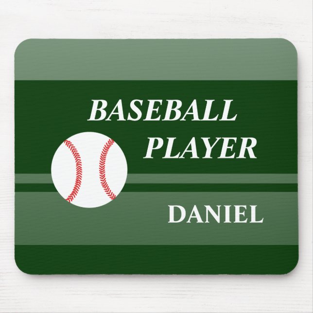 Tapis De Souris Joueur de baseball (Devant)