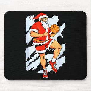 Tapis De Souris Joueur de basket-ball Père Noël