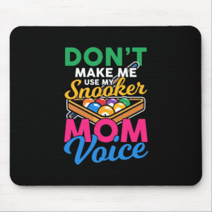 Tapis De Souris Joueur de billard   Je Suis Snooker Mom