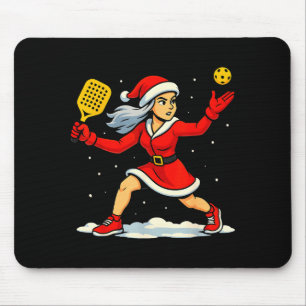 Tapis De Souris Joueur de Ckleball Santa Noël Snow Xmas Pyjama