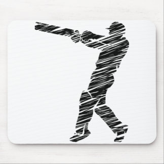 Tapis De Souris Joueur de cricket 6