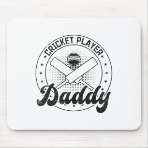 Tapis De Souris Joueur de cricket Papa 