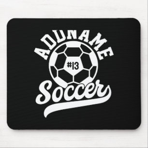 Tapis De Souris Joueur de football Ajouter un nom Équipe de footba