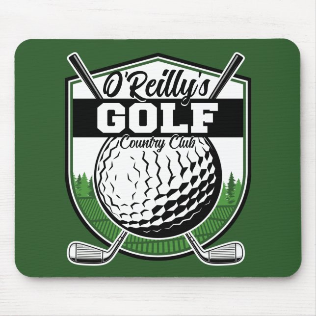 Tapis De Souris Joueur de golf Pro Golf Country Club (Devant)