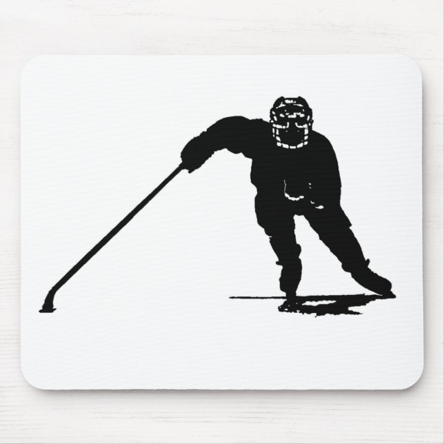Tapis De Souris Joueur de hockey (Devant)