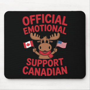 Tapis De Souris Joueur de hockey canadien de soutien émotionnel dr