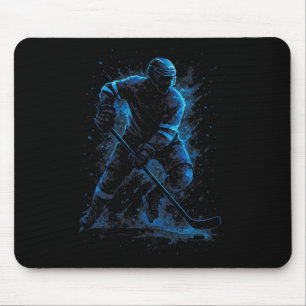 Tapis De Souris Joueur de hockey sur glace dynamique - Patinage d'