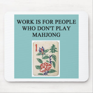 Tapis De Souris joueur de jeu de mahjong