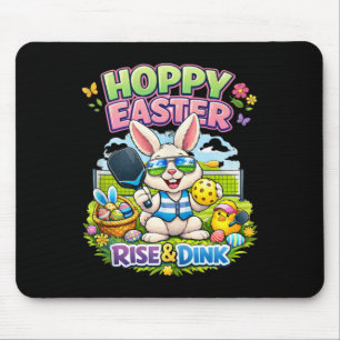 Tapis De Souris Joueur de Pickleball Rise And Dink Pâques – Drôle 