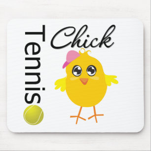 Tapis De Souris Joueur de poussin de tennis