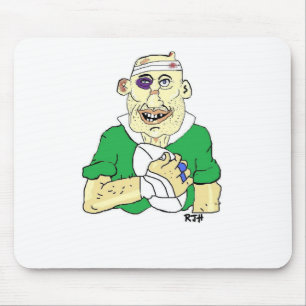 TAPIS DE SOURIS JOUEUR DE RUGBY