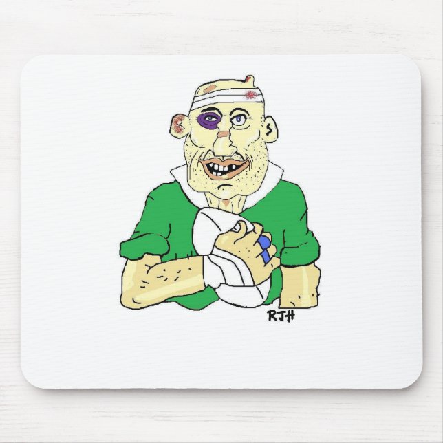 TAPIS DE SOURIS JOUEUR DE RUGBY (Devant)
