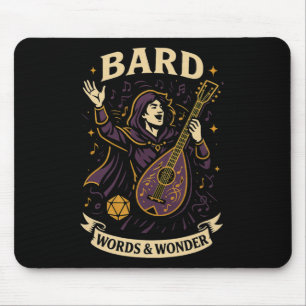 Tapis De Souris Joueur Rpg Rd D20 Dés Nerd Geek Hommes Femmes Enfa