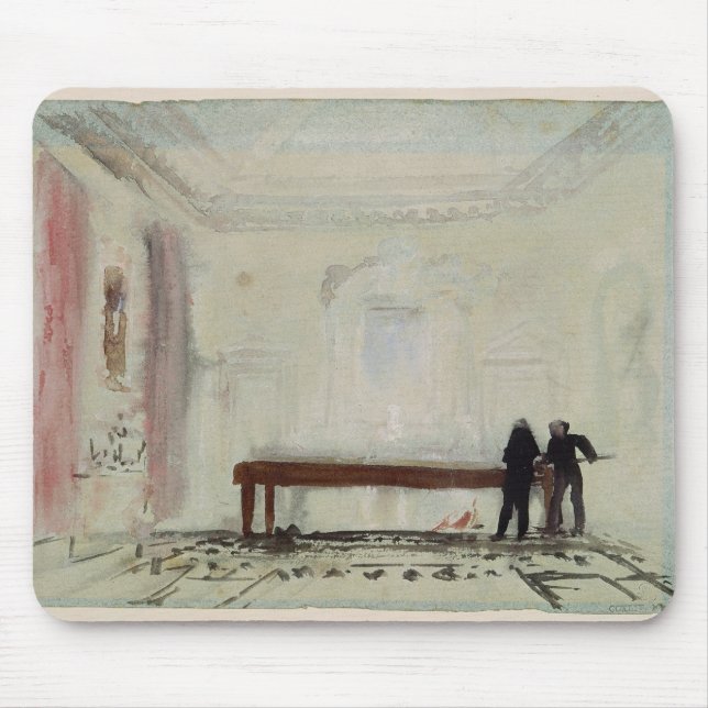 Tapis De Souris Joueurs de billard de Joseph Mallord William (Devant)