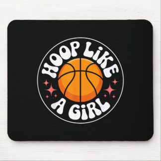 Tapis De Souris Joueuse de basket-ball féminin comme une fille