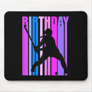 Tapis De Souris Joueuse de hockey sur gazon pour l'anniversaire de