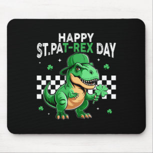 Tapis De Souris Jour de la Saint-Patrick de dinosaure Joyeux St Pa