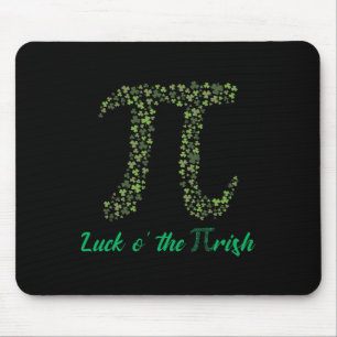 Tapis De Souris Jour de la Saint Patrick Drôle Pi Luck O'Les Cadea