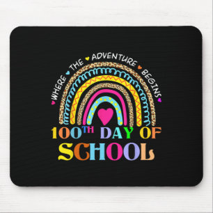 Tapis De Souris Jour De L'Enseignant De L'École - 100 Jours Smarte