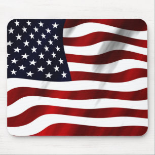 Tapis De Souris Jour de l'indépendance patriotique du drapeau amér