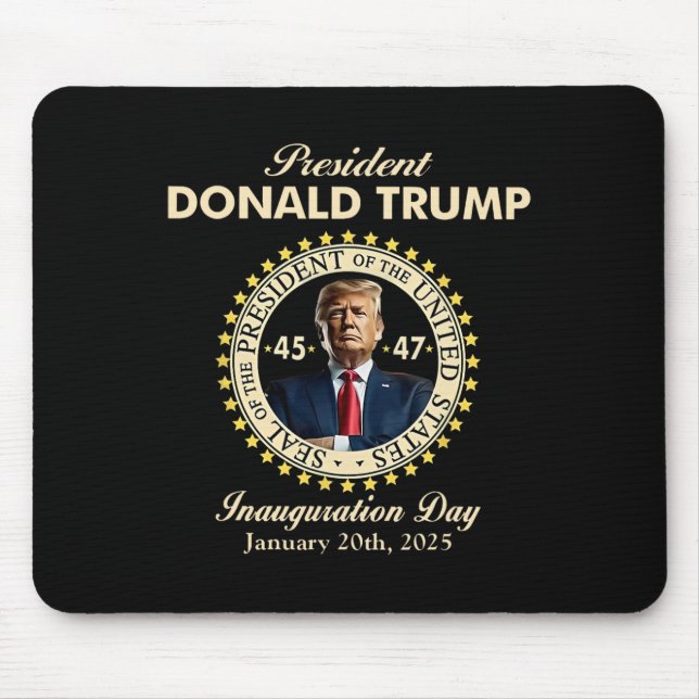 Tapis De Souris Jour de l'investiture du président Donald Trump 20 (Devant)