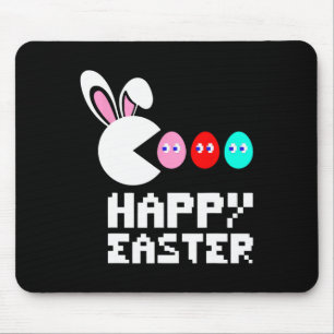 Tapis De Souris Jour de Pâques Jeu Vidéo Oeuf Bunny Garçons Filles