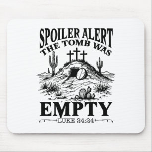 Tapis De Souris Jour de Pâques Religieux Christian Spoiler Alerte