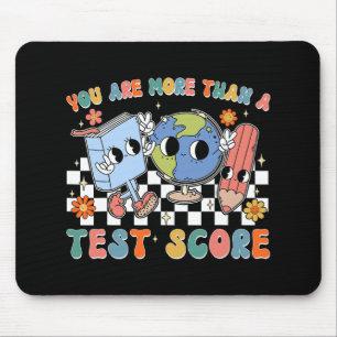 Tapis De Souris Jour De Test À L'École Vous Êtes Plus Qu'Un Test S