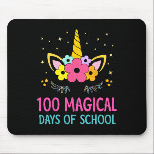 Tapis De Souris Jour D'Enfance Pour Les Filles 100 Jours Magiques