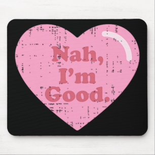 Tapis De Souris Jour des anti-Valentines Un Coeur de Conscience Un