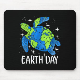 Tapis De Souris Jour des terres 2025 Restaurer l'Art de la tortue 