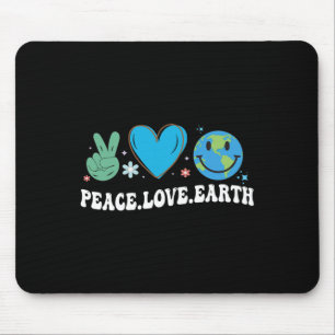 Tapis De Souris Jour des terres d'amour pour la paix