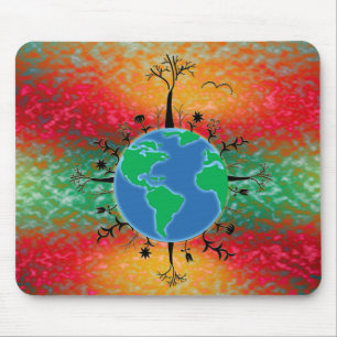 Tapis De Souris Jour des terres ~ Levée de soleil
