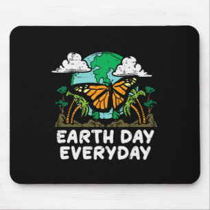 Tapis De Souris Jour des terres Papillon quotidien Mignonne Enviro