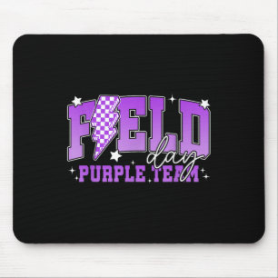 Tapis De Souris Jour du terrain 2025 Équipe violet Couleur du voya