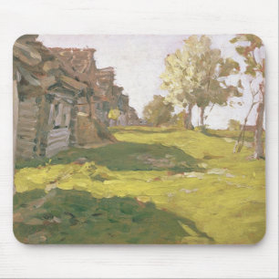 Tapis De Souris Jour ensoleillé. Un petit village, 1898