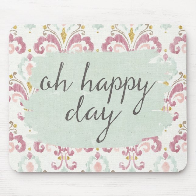 Tapis De Souris Jour heureux doux de Deco VI | oh (Devant)