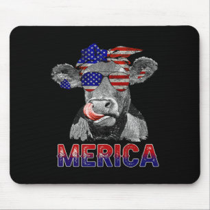 Tapis De Souris Jour Vache Merica 4 juillet Vaches amateurs
