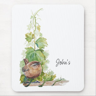 Tapis De Souris Journal de surveillance d'oiseaux personnalisé pou