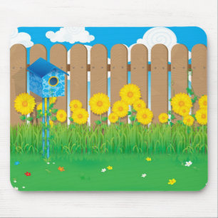 Tapis De Souris Journée de printemps Mousepad