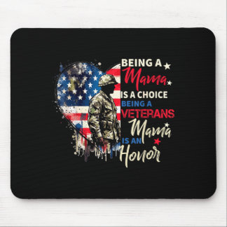 Tapis De Souris Journée patriotique des vétérans étant une maman d
