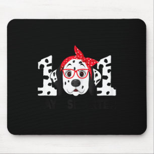 Tapis De Souris Jours Smarter 101e jour école Dalmatie Chien ensei