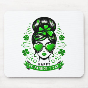 Tapis De Souris Joyeuse Fête de la Saint-Patrick Bun Saint-Paddys
