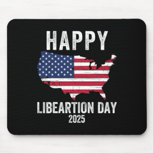 Tapis De Souris Joyeuse Journée de Libération 2025 Président Trump