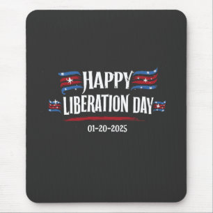 Tapis De Souris Joyeuse Journée de libération 2025 Trump America