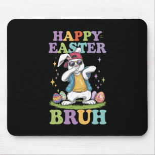 Tapis De Souris Joyeuses Pâques Frangin Lapin de Pâques Drôle qui