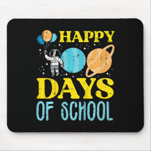 Tapis De Souris Joyeux 100 Jours D'Astronaut Scolaire Planètes 100