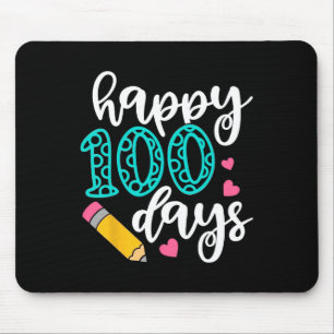 Tapis De Souris Joyeux 100 Jours D'École Mignonne Penil Girl 100èm